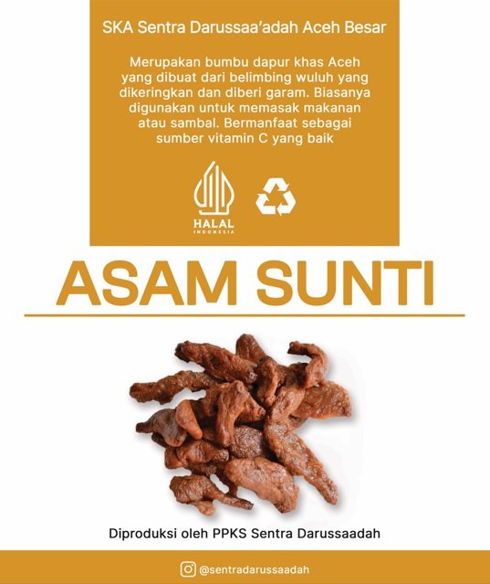 Kemasan Asam Sunti