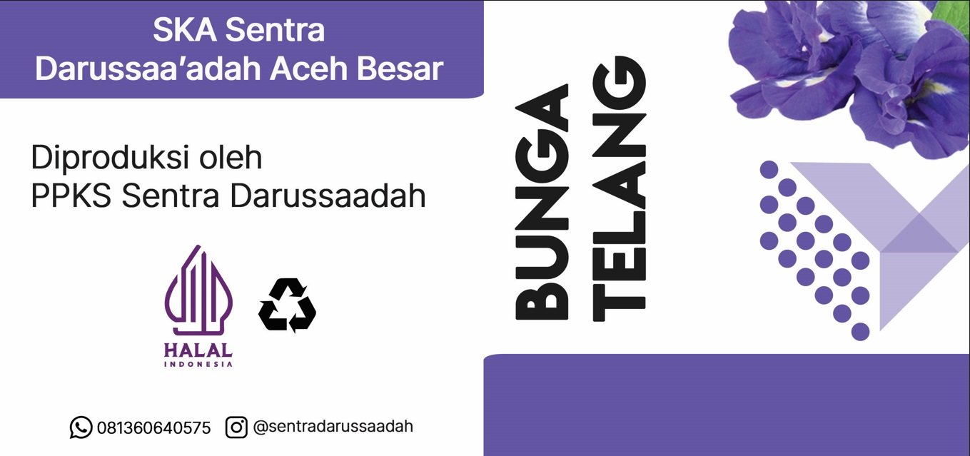 Kemasan Bunga Telang